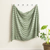 Wave Tufted Throw -  Vintage Washed Chenille Cotton