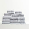 14 Piece Stella Towel Set - 650 GSM Super Soft Bamboo Cotton