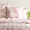 Alison Cotton Reversible Euro Pillow Case - Yarn Dyed