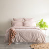 Alison Yarn Dyed Cotton Quilt Cover Set - Reversible