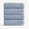 4 Pack Cambridge Bath Towels - 650 GSM Textured