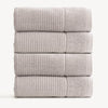 4 Pack Cambridge Bath Towels - 650 GSM Textured