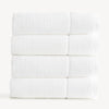 4 Pack Cambridge Bath Towels - 650 GSM Textured