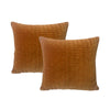 Twin Pack Velvet Cotton Embroidered Cushions