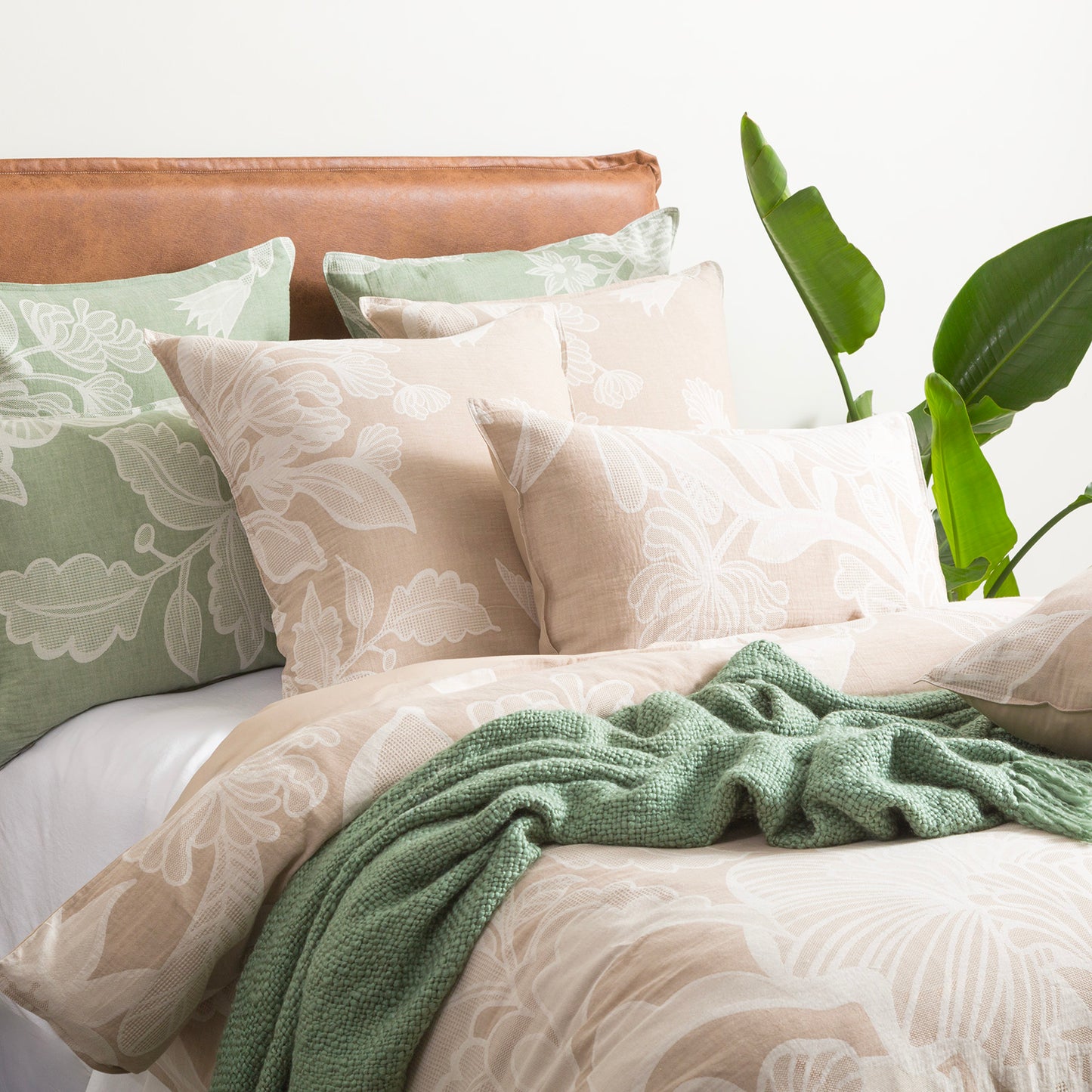 Bentley Cotton Quilt Cover Set - Jacquard