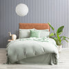 Ultra Plush Quilt Cover Set - Vintage Washed - Microfibre