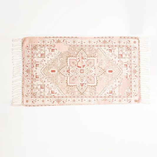 Renee Taylor Vintage Handwoven Bath Rug 65 x 110 Cms