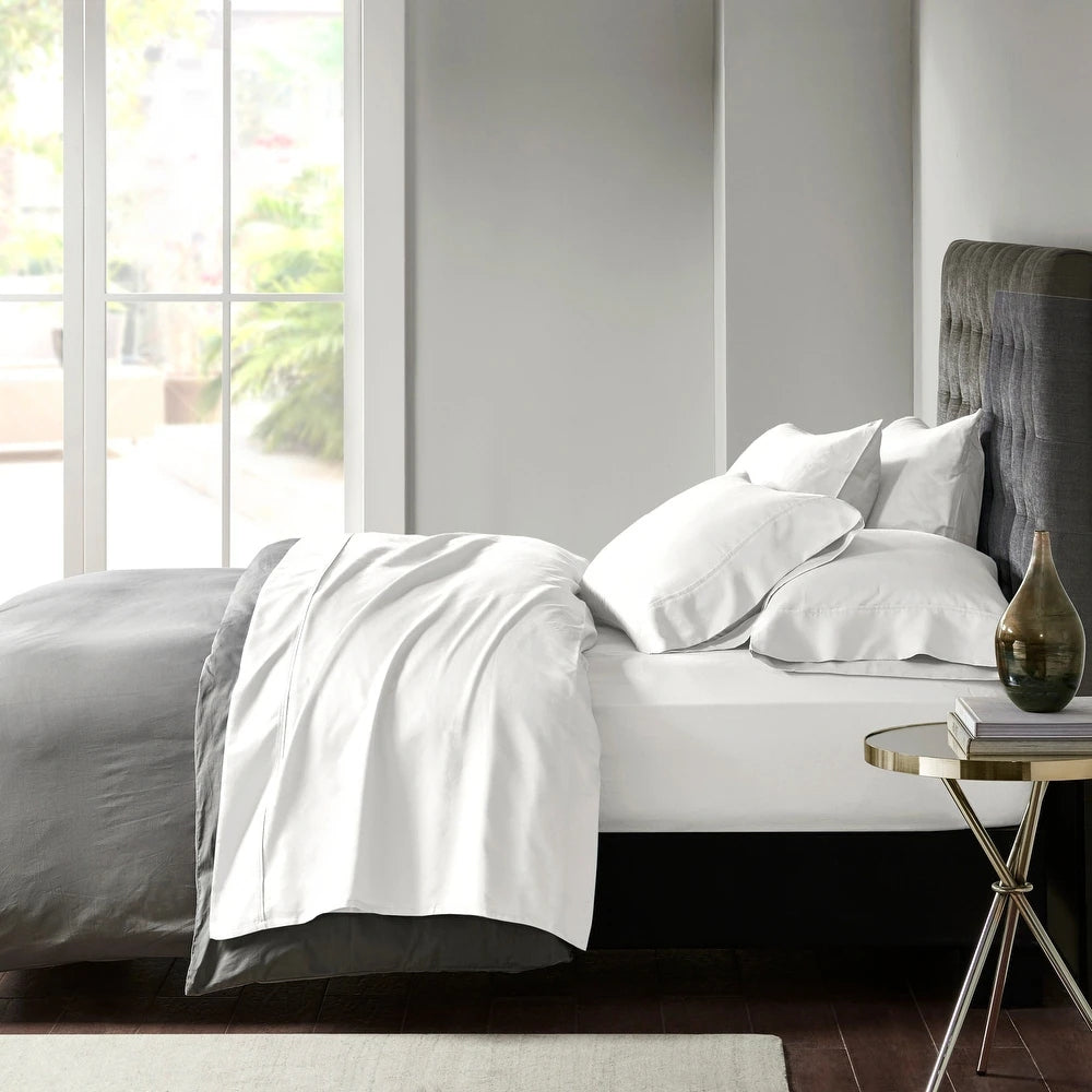 Sateen Sheet Set - 600 TC Egyptian Cotton - Deep