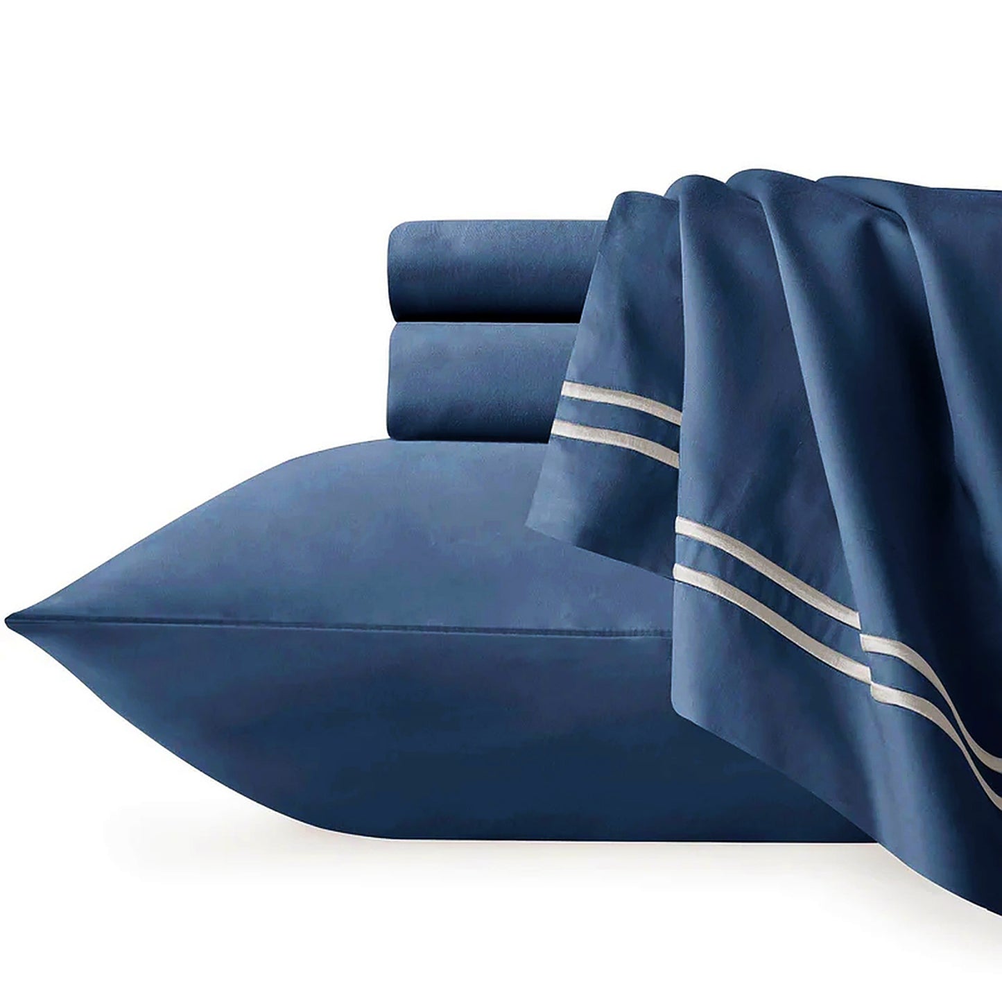 Renee Taylor Strada Embroidered 1000 TC Egyptian Cotton Quilt Cover Sets