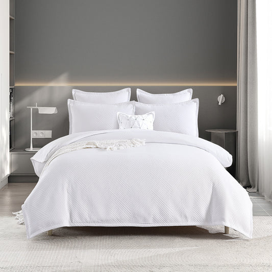 Atlantis Jacquard Quilt Cover Set