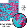 2 Pack Large Velour Beach Towel - Jacquard