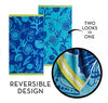 2 Pack Large Velour Beach Towel - Jacquard