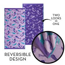 2 Pack Kids Velour Beach Towel - Jacquard