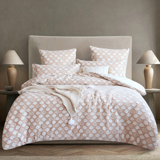 Chenille Tufted Quilt Cover Set - Jacquard