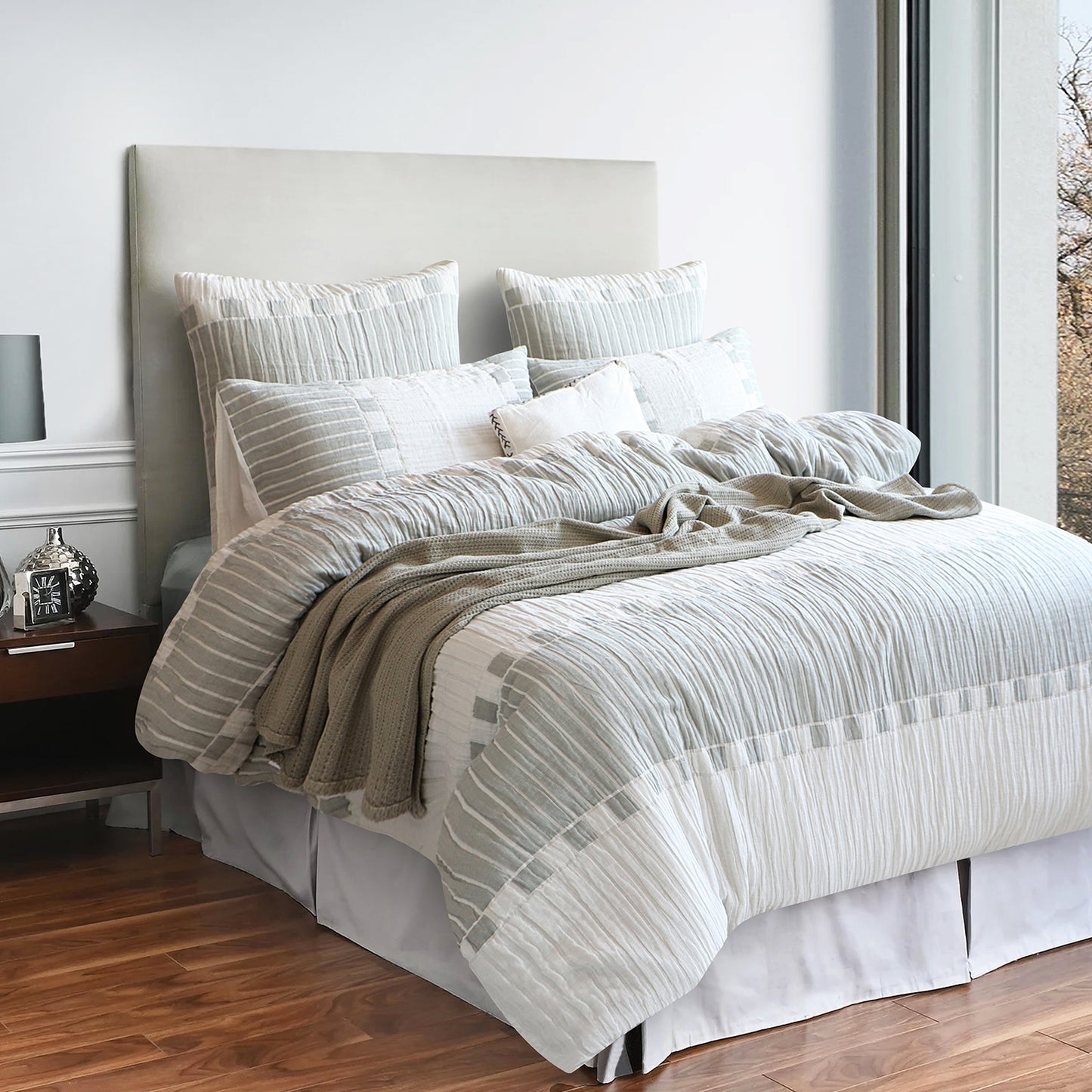 Jacquard Yarn Dye Quilt Cover Set
