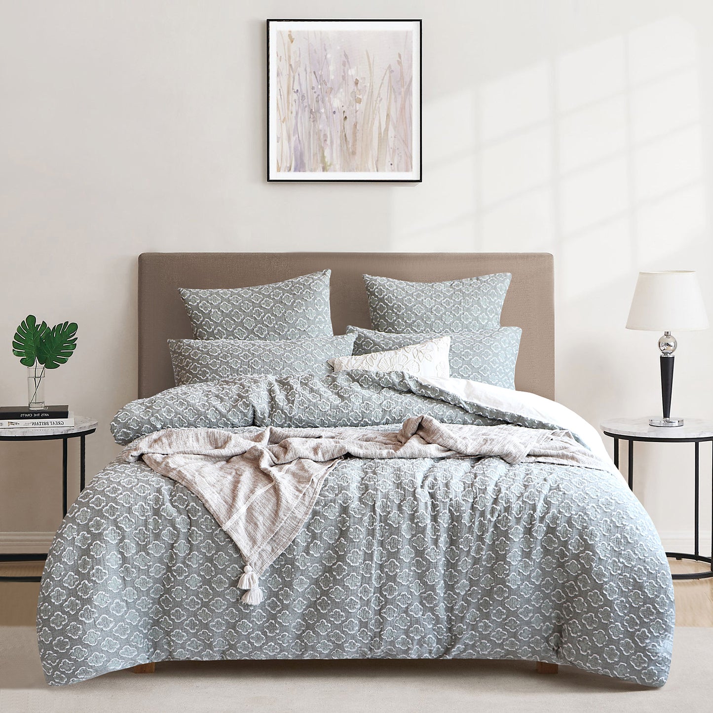 Jacquard Yarn Dye Quilt Cover Set
