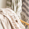 Como Stripe Throw - Yarn Dyed Stone Washed