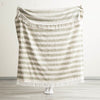 Como Stripe Throw - Yarn Dyed Stone Washed