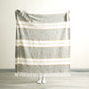 Modena Stripe Throw - Yarn Dyed Stone Washed