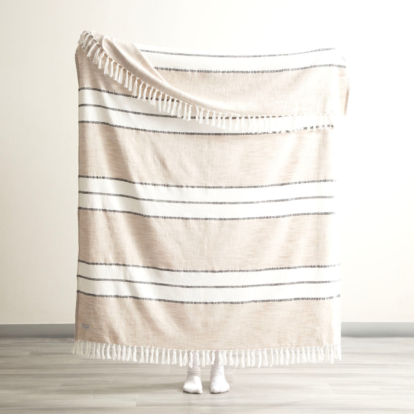 Modena Stripe Throw - Yarn Dyed Stone Washed