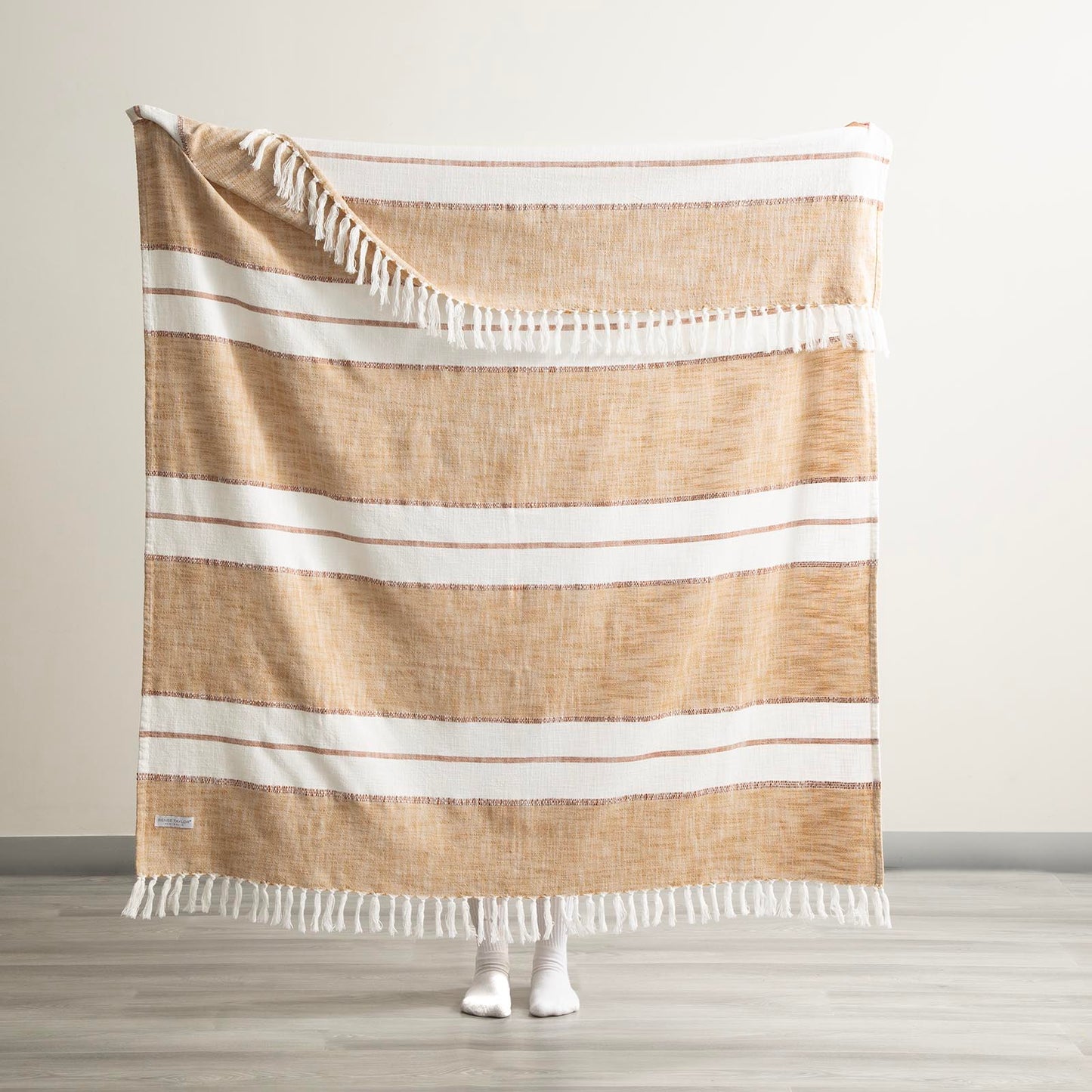 Modena Stripe Throw - Yarn Dyed Stone Washed
