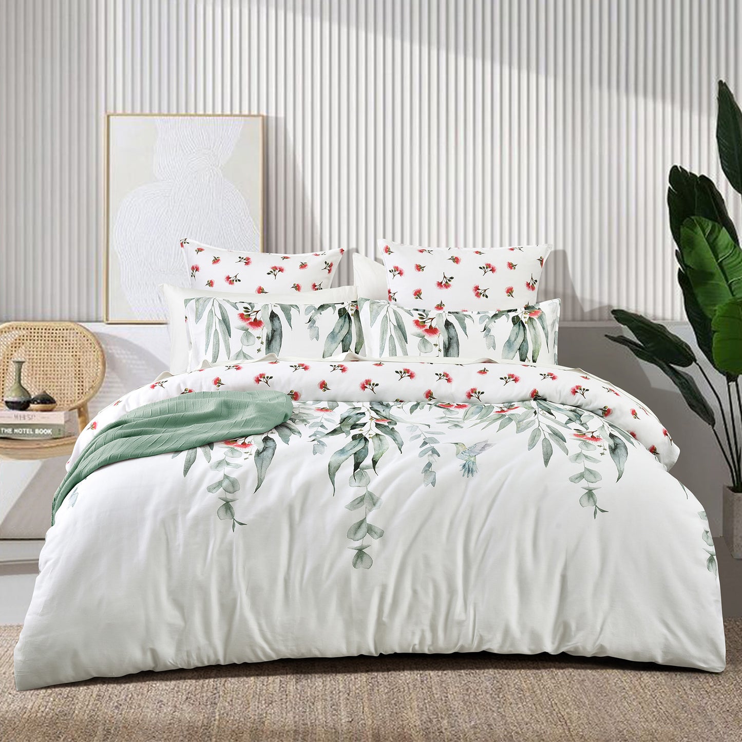 300 TC Cotton Quilt Cover Set - Reversible