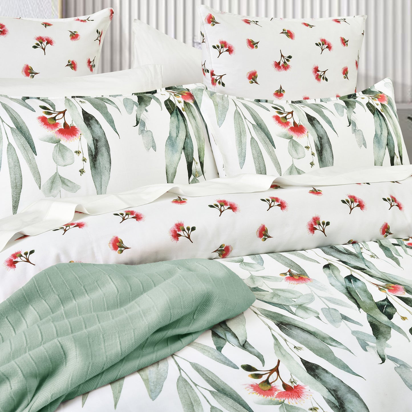 300 TC Cotton Quilt Cover Set - Reversible