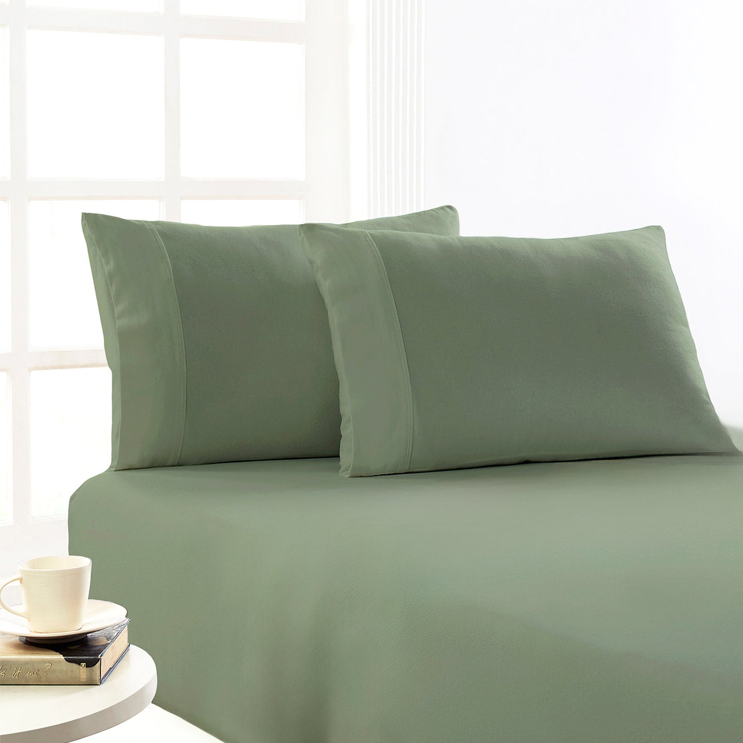 Flannelette Fitted and Pillowcase Set - 175 GSM Egyptian Cotton