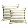 Twin Pack Yarn-dyed Cushions - Stone Washed