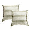 Twin Pack Yarn-dyed Cushions - Stone Washed