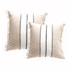 Twin Pack Yarn-dyed Cushions - Stone Washed