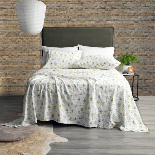 Printed Flannelette Sheet Set - 175 GSM Egyptian Cotton