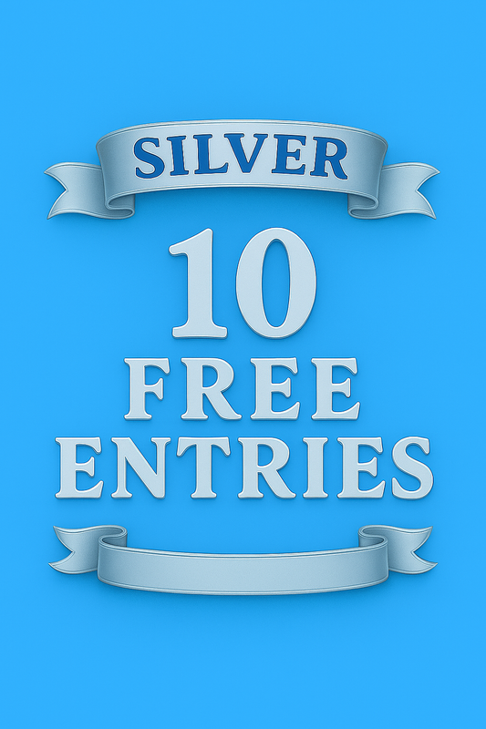Silver Package | 10 FREE Entries | EXTRA 15% Off for 7 Days