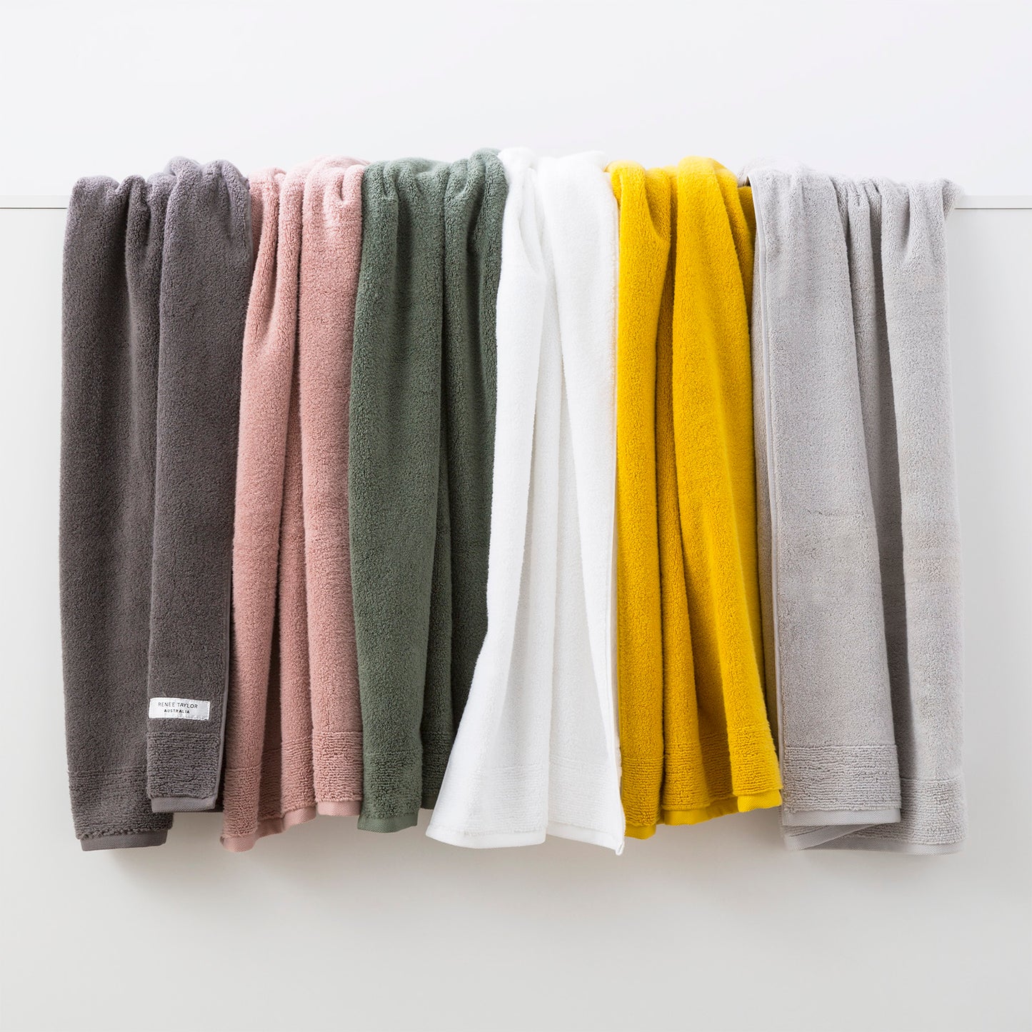 2 Pack Aireys Bath Towels - 650 GSM Zero Twist