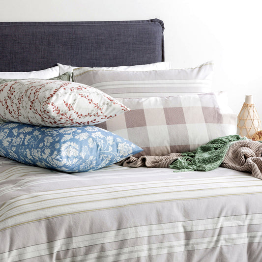 Flannelette Quilt Cover Set - 175 GSM Egyptian Cotton